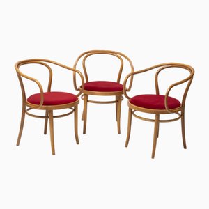 Bentwood B9 Chairs from Jasienica, 1980s, Set of 3