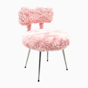 Pink Pelfran Chair, France, 1970s