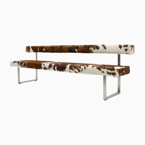 Swiss Design Permesso Bench in Cowhide from Girsberger, 2008