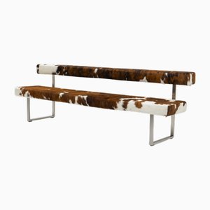 Swiss Design Permesso Bench in Cowhide from Girsberger, 2008