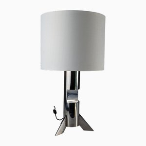 Lampe de Table Sculpture en Acier