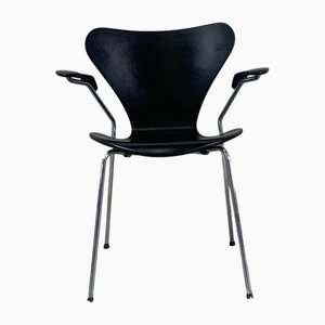 Black Butterfly Armchair by Arne Jacobsen for Fritz Hansen, 1970s