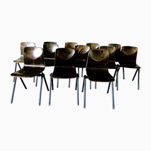 Chairs Model S30 from Galvanitas, 1960s, Set of 12