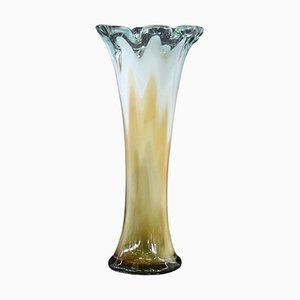 Vintage Italian Tall Vase in Murano Art Glass, 1960s