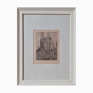 James Ensor, La Catedral, 1896, grabado