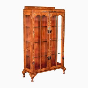 Decorated Chinoiserie Display Cabinet
