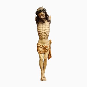 Artiste Italien, Grand Christ Polychrome, 1720, Bois