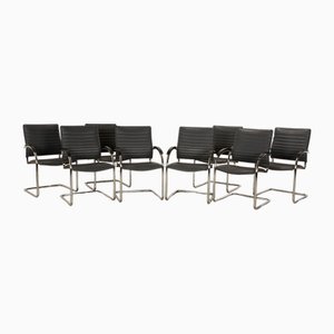 Leather S 74 / S74 Chairs from Thonet, Set of 8