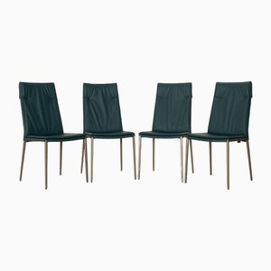Esszimmerstühle aus Leder von Cattelan Italia, 4 . Set
