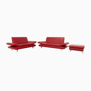 Leather Rossini Living Room Set from Koinor, Set of 3