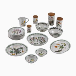 20th Century Portmeirion Porcelain Plate Set, United Kingdom