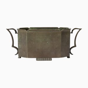 Cache-Pot Scandinave en Bronze de Gab, 1930s