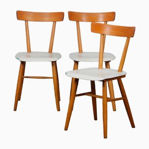 Chaises Vintage de Ton, 1960s, Set de 3