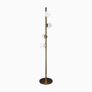 Lampadaire Ofione en Bronze par Alabastro Italiano