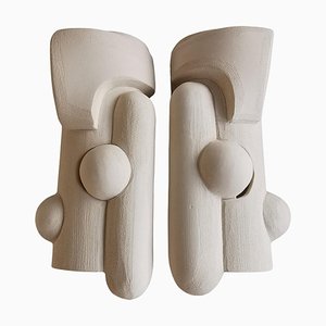 Bas Relief Sconces by Olivia Cognet, Set of 2