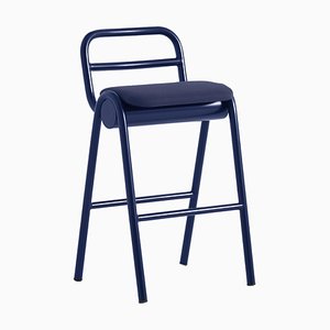 ZUM Low Bar Stool with Backrest by Pepe Albargues