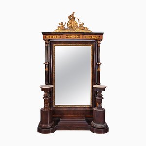 Miroir Maria Cristina avec Bases Regency 19ème Siècle, Espagne, 1840s