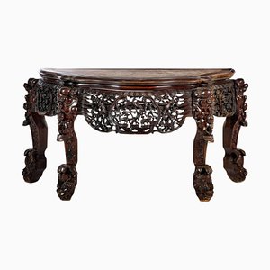 19th Century Chinese Console in Hongmu Wood