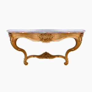 Louis XV Wall Console, Early 20th Century