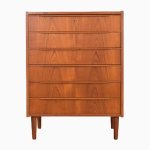 Mid-Century Danish Teak Chest of Drawers, 1960s