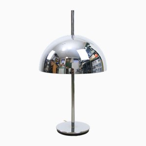 Große Space Age Tischlampe aus Chrom, 1970er