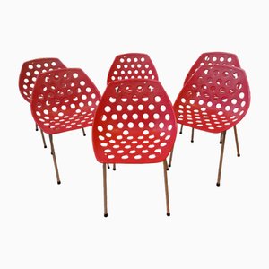 Coguilage Chairs by Pierre Guariche for Meurop, Set of 6