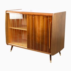 Giradischi Mid-Century moderno e credenza, anni '60