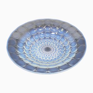 Art Deco Opalescent Glass Bowl, 1930s