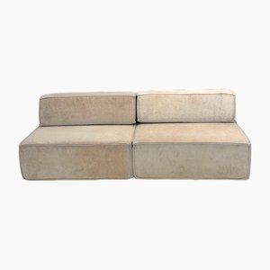 Trio Modular Sofas in Teddy Fabric from Cor, Set of 2