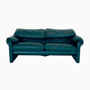 Maralunga Leather Sofa by Vico Magistretti for Cassina