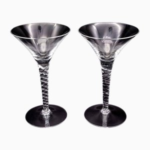 Mid-Century High-Stemmed Wine Glasses Gallo attributed to Villeroy & Boch, 1970s, Set of 2