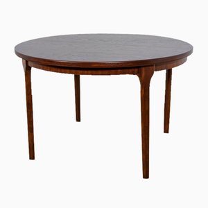 Mid-Century Round Extendable Dining Table from McIntosh, Great Britain, 1960s