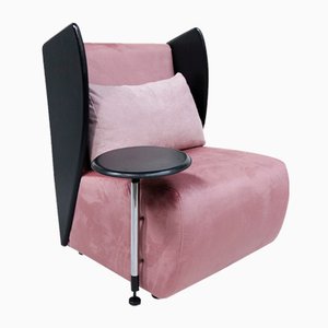 Italian Postmodern Lounge Chair by Augusto Mandelli & Walter Selva for Salmistraro, 1980s
