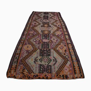 Tapis Kilim Vintage en Laine Coloré, Turquie, 1960s