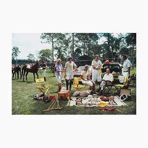 Slim Aarons, Polo Party, anni '80, Stampa fotografica