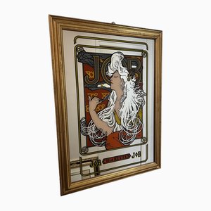 Large Mirror by Alphonse Mucha for Job, 1970s
