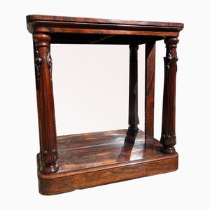 English William IV Rosewood Console Table, 1830s