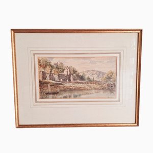 Alfred Henry Vickers, English School Coastal Scene, Watercolor, Early 20th Century, Framed