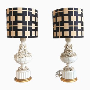 Ceramic Table Lamps, 1960s, Set of 2