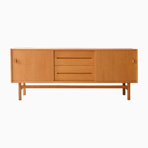 Dänisches Vintage Sideboard mit Tischregal, 1960er