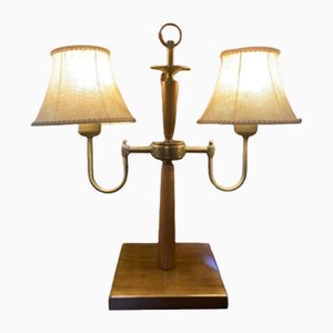 Lámpara de mesa estilo Hollywood Regency, años 90