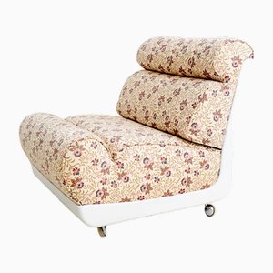 Flower Print Lounge Chair