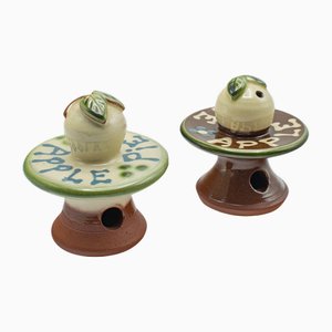 Englische Vintage Apfelkuchen Schornsteine, 1970er, 2er Set