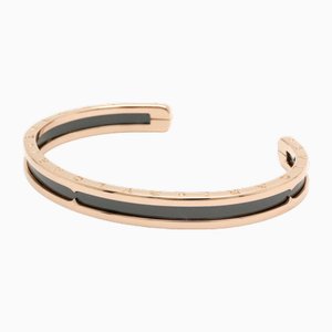 B.zero1 B-Zero1 Bzero1 Bangle Bracelet K18pg 750pg Pink Gold Ceramic #S from from Bvlgari