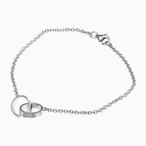 Bracelet Baby Love Or Blanc [18k] No Stone Charm Bracelet Argent de Cartier