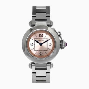 Watch Miss Pasha Silver Pink F-20026 Ladies Ss Quartz Dial Battery Operated from Cartier