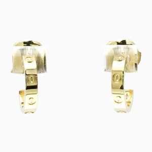 Boucles d'oreilles Mini Love No Stone Yellow Gold [18k] Demi-créoles en or de Cartier