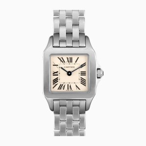 Reloj Santos De Sm Quartz Ivory Dial Ss Ladies Itmgjxlenk3n de Cartier