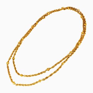 Collar largo 180cm Ball Gp dorado para mujer It4mfp3541lw de Chanel