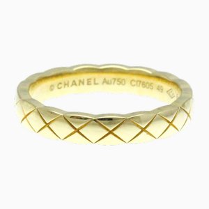 Coco Crush Ring Mini Model Yellow Gold [18k] Fashion No Stone Band Ring Gold de Chanel
